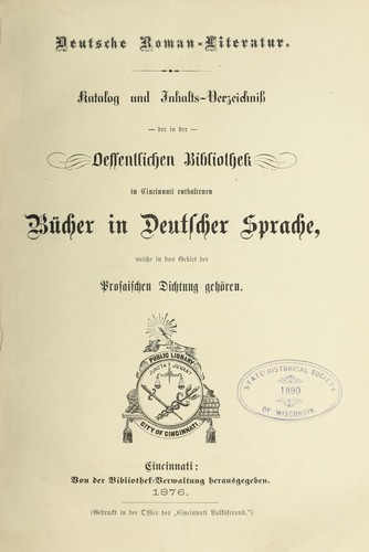 Deutsche Roman-Literatur