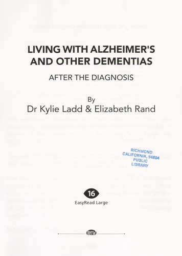 Living with Alzheimer's and other dementias