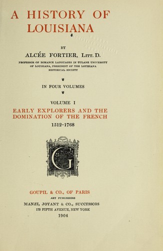 A history of Louisiana