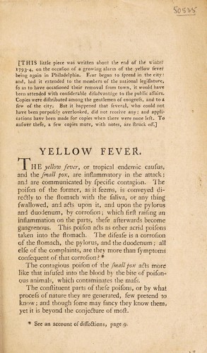 Yellow fever