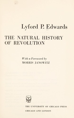 The natural history of revolution