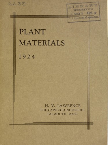 Plant materials