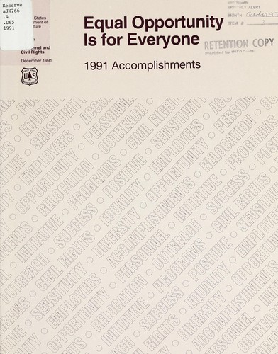 Equal opportunity is for everyone