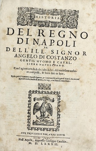 Historia del regno di Napoli