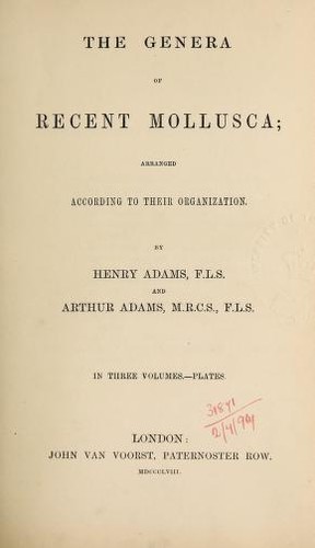 The genera of recent Mollusca