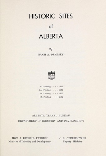 Historic sites of Alberta