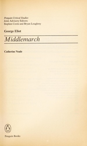 George Eliot, Middlemarch