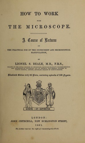 How to work with the microscope