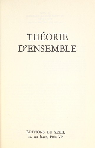 Théorie d'ensemble