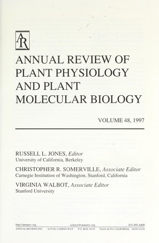 Annual review of plant physiology and plant molecular biology.