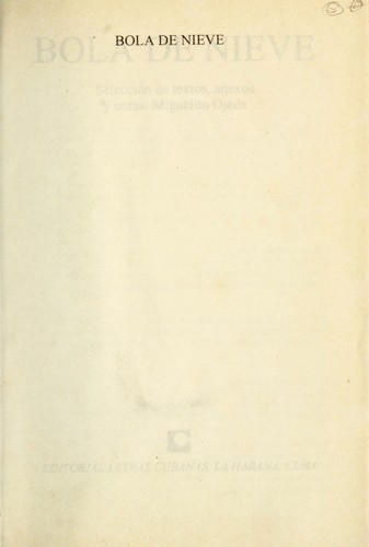Bola de Nieve
