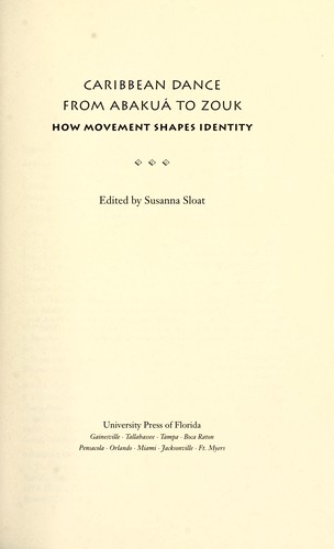 Caribbean dance from abakuá to zouk