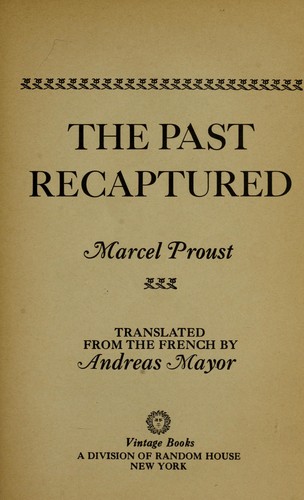 The past recaptured.