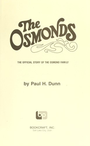 The Osmonds : the official story of the Osmond family