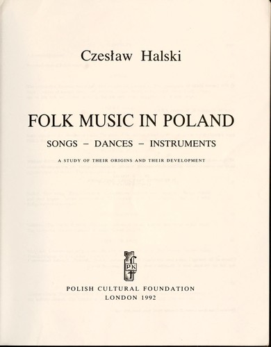Folk music in Poland: Songs, dances, instruments 