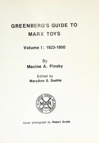 Greenberg's guide to Marx toys
