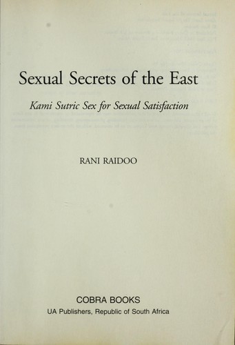 Sexual secrets of the East