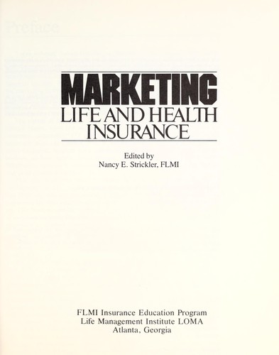 Marketing life and health insurance