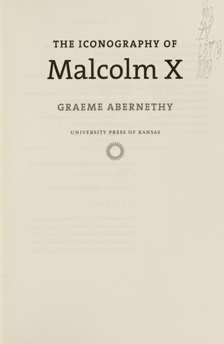 The iconography of Malcolm X