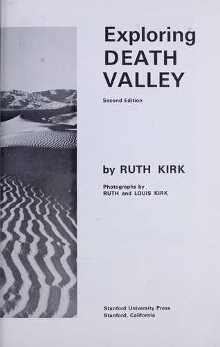 Exploring Death Valley