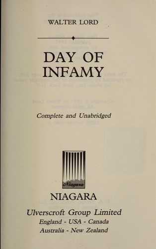 Day of infamy
