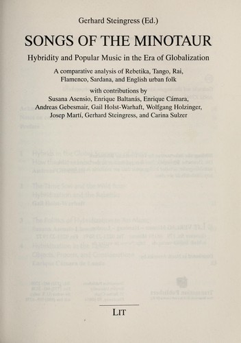 Songs of the Minotaur - hybridity and popular music in the era of globalization