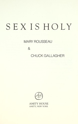 Sex is Holy