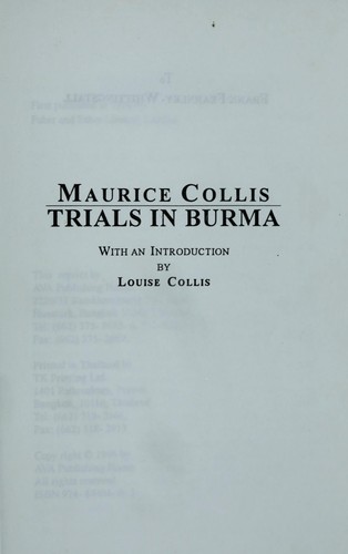 Trials in Burma