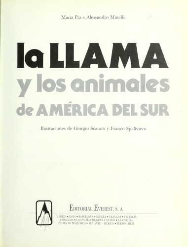 Llama y Los Animales de Am. del Sud