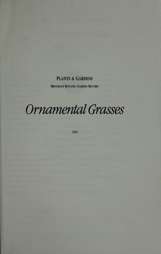 Perennials : a nursery source manual