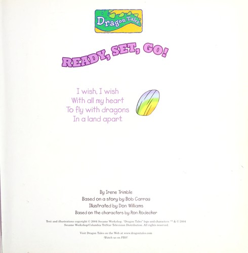 Ready Set Go! (Dragon Tales, Volume 1)
