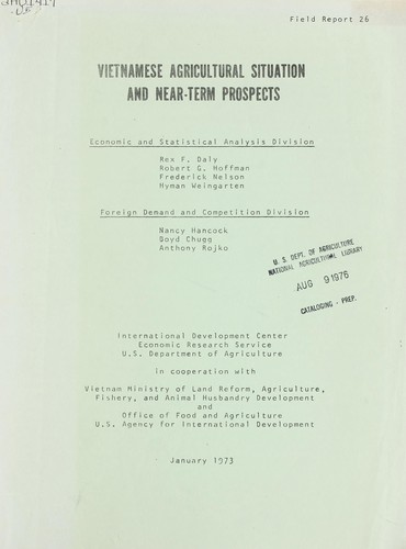 Vietnamese agricultural situation and near-term prospects