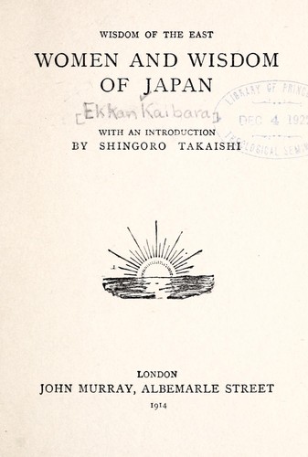 Women and wisdom of Japan