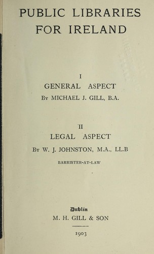 Public libraries for Ireland