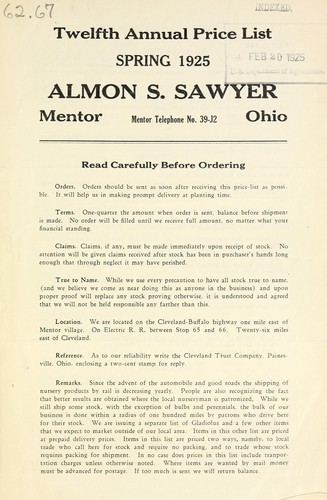 Twelfth annual price list