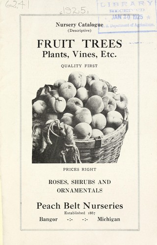 Nursery catalogue (descriptive)