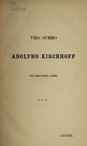 Quaestionum Homericarum specimen