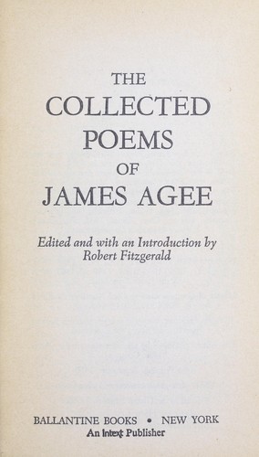 The collected poems of James Agee