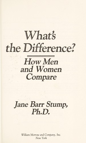 What's the difference? : how men and women compare