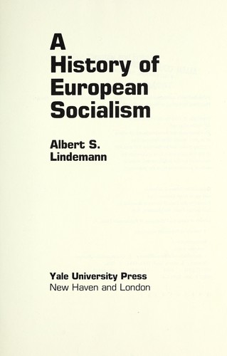 A history of European socialism