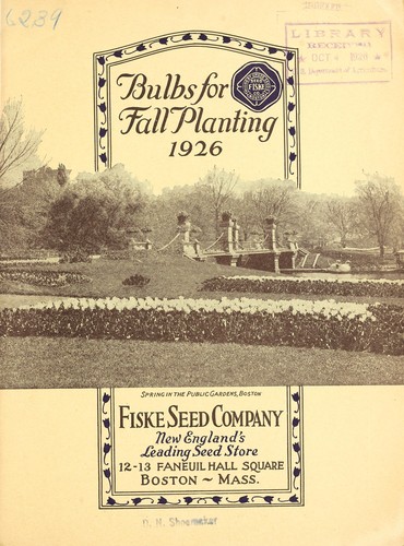 Bulbs for fall planting 1926 [catalog]