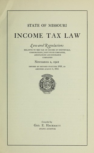 State of Missouri income tax law
