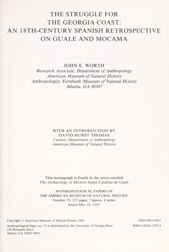 The struggle for the Georgia coast