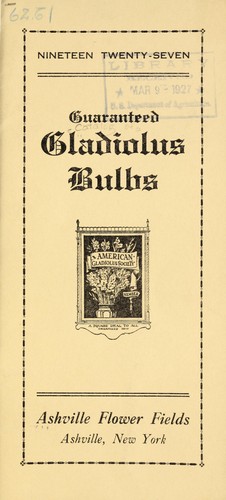 Guaranteed gladiolus bulbs