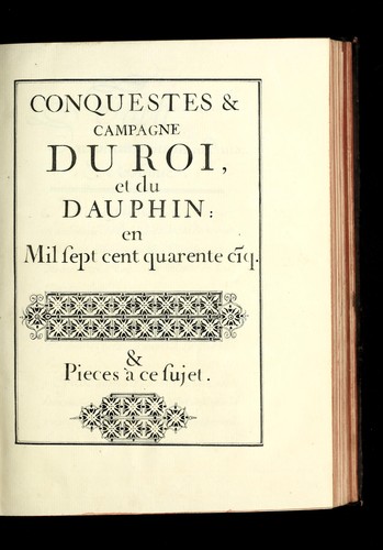 Mandement de Monseigneur l'archeve que de Paris, qui ordonne des prieres publiques pour demander a   Dieu la prospe rite  des armes du roy