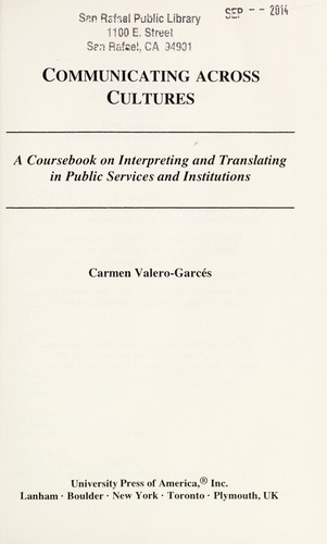 Communicating across cultures