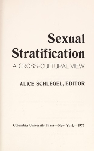 Sexual stratification