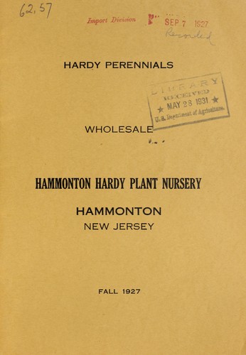 Hardy perennials wholesale