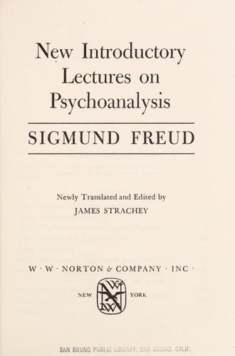 Freud New Introductory Lectures on Psy