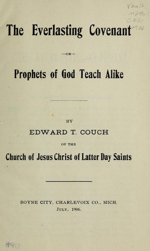 The everlasting covenant